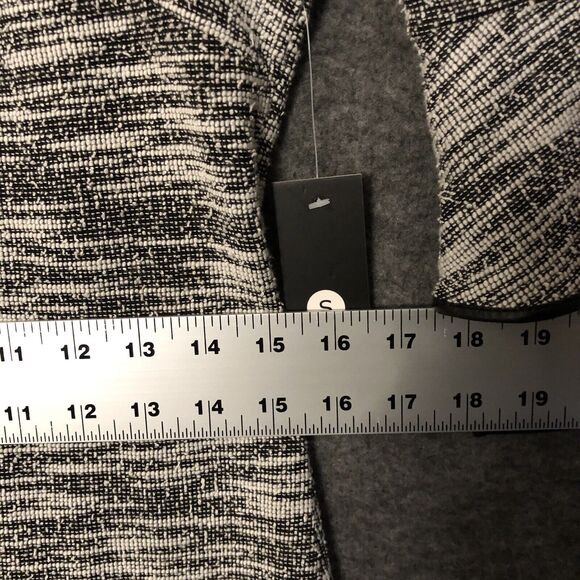 TACERA Marbled Tweed Women S Black White Shift Dress Double Bell Sleeve Pullover - Picture 13 of 16